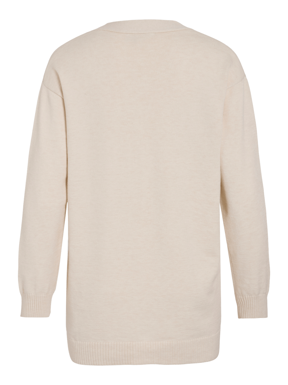 VIPOLLY Knit Cardigan - Super Light Natural Melan - VERO MODA & VILA Bergvik